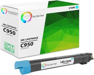 TCT Premium Compatible Toner Cartridge Replacement for Lexmark C950 C950X2CG Cyan High Yield Works With Lexmark C950X X950 X952 X954 TCT Premium Compatible Toner Cartridge Replacement for Lexmark C950 C950X2CG Cyan High Yield Works With Lexmark C950X X950 X952 X954