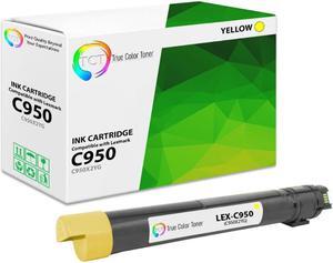 TCT Premium Compatible Toner Cartridge Replacement for Lexmark C950 C950X2YG Yellow High Yield Works With Lexmark C950X X950 X952 X954 TCT Premium Compatible Toner Cartridge Replacement for Lexmark C950 C950X2YG Yellow High Yield Works With Lexmark C950X X950 X952 X954