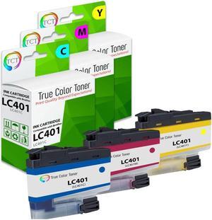 TCT LC401 Color Ink Cartridge 3 Pack - Premium Compatible Replacement for Brother LC401 LC401C LC401M LC401Y Works With Brother MFC-J1010 J1012 J1170 TCT LC401 Color Ink Cartridge 3 Pack - Premium Compatible Replacement for Brother LC401 LC401C LC401M LC401Y Works With Brother MFC-J1010 J1012 J1170