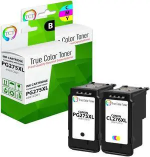 TCT 275XL 276XL Ink Cartridge 2 Pack - Premium Compatible Replacement for Canon 275XL 276XL High Yield Works With Canon Pixma TR4720 TR4722 TS3520 TS3552