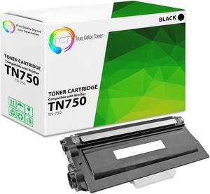 TCT TN750 TAA Compliant Toner Cartridge - Premium Compatible Replacement for Brother TN-750 Black High Yield Works With Brother HL-5440D 5450 6180 5470 MFC-8510 8520 8950 DCP-8110 8150 8250 Printers