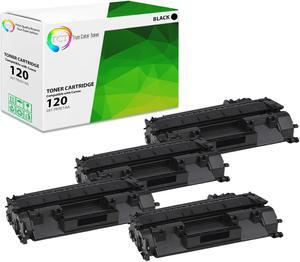 True Color Toner 120 Toner Cartridge 4 Pack - Premium Compatible Replacement for Canon 120 2617B001AA Black Works With Canon imageClass D1100 D120 D1150 D1170 D1180 D1320 D1350