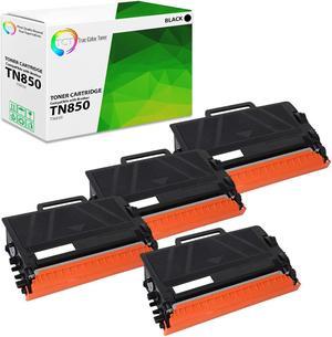 True Color Toner TN850 Toner Cartridge 4 Pack - Premium Compatible Replacement for Brother TN-850 TN850 Black High Yield Works With Brother DCP-L5500DN HL-L5000D L6400DWT MFC-L5800DW L6900DW True Color Toner TN850 Toner Cartridge 4 Pack - Premium Compatible Replacement for Brother TN-850 TN850 Black High Yield Works With Brother DCP-L5500DN HL-L5000D L6400DWT MFC-L5800DW L6900DW