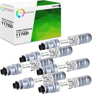 True Color Toner 1170D Toner Cartridge 6 Pack - Premium Compatible Replacement for Ricoh Aficio Type 1170D 1270D 888260 888260 Black Works With Ricoh Aficio 1515 1515F 1515MF