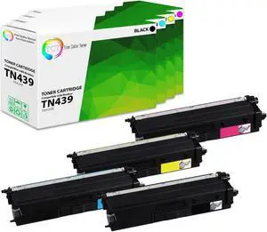 TCT TN439 Toner Cartridge 4 Pack - Premium Compatible Replacement for Brother TN439 TN-439 Ultra High Yield Works With Brother HL-L8360CDW L8360CDWT MFC-L8900CDW L9570CDW
