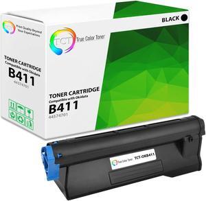 True Color Toner B411 Toner Cartridge - Premium Compatible Replacement for Okidata B411 44574701 Black Works With Okidata B411 B431 MB461 MB471 MB471W MB491 MFP