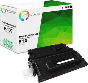 TCT 81X TAA Compliant Toner Cartridge - Premium Compatible Replacement for HP 81X CF281X Black High Yield Works With HP LaserJet Enterprise MFP M630H M630DN M630F M630Z Printers