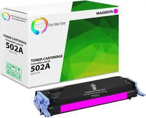 True Color Toner 502A Magenta Toner Cartridge - Premium Compatible Replacement for HP 502A Q6473A Works With HP Color Laserjet 3600n 3600dn 3800 3800n 3800dn 3800dtn