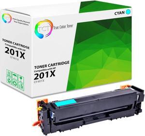 TCT 201X Cyan TAA Compliant Toner Cartridge - Premium Compatible Replacement for HP 201X CF401X High Yield Works With HP Color LaserJet Pro M252DW M252N MFP M277DW M277N Printers
