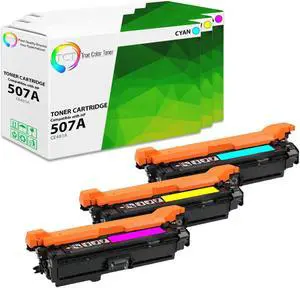 TCT 507A Color Toner Cartridge 3 Pack - Premium Compatible Replacement for HP 507A CE401A CE402A CE403A Works With HP LaserJet Enterprise M551 M575 Pro M570 M570DW