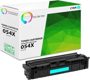 True Color Toner 054H Cyan Toner Cartridge - Premium Compatible Replacement for Canon 05X 054H Cyan High Yield Works With Canon Color ImageClass MF642cdw