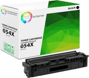 True Color Toner 054H Black Toner Cartridge - Premium Compatible Replacement for Canon 05X 054H Black High Yield Works With Canon Color ImageClass MF642cdw True Color Toner 054H Black Toner Cartridge - Premium Compatible Replacement for Canon 05X 054H Black High Yield Works With Canon Color ImageClass MF642cdw