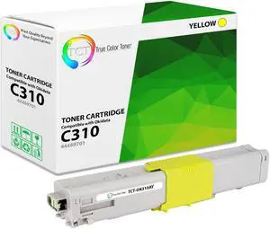 True Color Toner C310 Yellow Toner Cartridge - Premium Compatible Replacement for Okidata C310 44469701 Yellow Works With Okidata C310 C310DN C330DN C530dn MC361 MC561 MC562W True Color Toner C310 Yellow Toner Cartridge - Premium Compatible Replacement for Okidata C310 44469701 Yellow Works With Okidata C310 C310DN C330DN C530dn MC361 MC561 MC562W