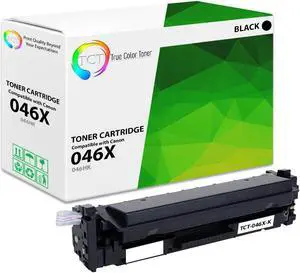 True Color Toner 046X Black Toner Cartridge - Premium Compatible Replacement for Canon 046 Black High Yield Works With Canon Color ImageClass MF731CDW MF733CDW MF735CDW LBP654CDW