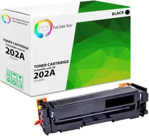 TCT 202A Black TAA Compliant Toner Cartridge - Premium Compatible Replacement for HP 202A CF500A Works With HP Color LaserJet Pro MFP M280NW M254DW M281FDW Printers