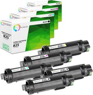 True Color Toner 825 Toner Cartridge 5 Pack - Premium Compatible Replacement for Dell H625CDW H825CDW S2825CDN