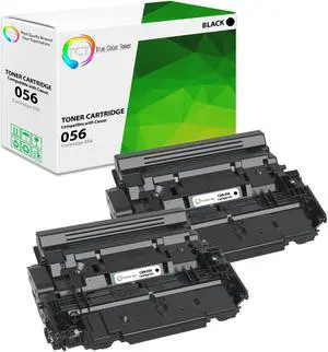 TCT 056 Toner Cartridge 2 Pack - Premium Compatible Replacement for Canon 056 056 Black Works With Canon i-Sensys LBP325X MF542X imageClass LBP 320's
