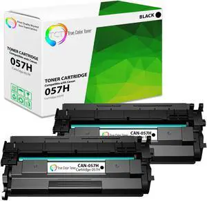 TCT 057H Toner Cartridge 2 Pack - Premium Compatible Replacement for Canon 057H 057H Black High Yield Works With Canon i-Sensys LBP223 MF443 MF445 MF446