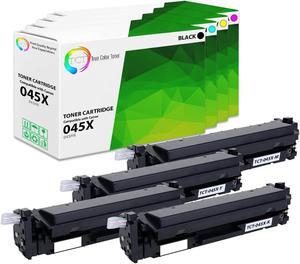 True Color Toner 045X Toner Cartridge 4 Pack - Premium Compatible Replacement for Canon 045H High Yield Works With Canon Color ImageClass MF634CDW LBP612CDW