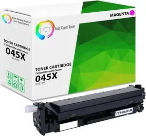 True Color Toner 045X Magenta Toner Cartridge - Premium Compatible Replacement for Canon 045H Magenta High Yield Works With Canon Color ImageClass MF634CDW MF632CDW LBP612CDW