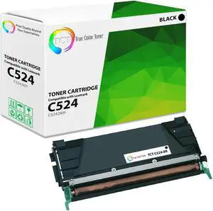 True Color Toner Premium Compatible Toner Cartridge Replacement for Lexmark C524 C5242KH Black High Yield Works With Lexmark C520 C522 C530 IBM 1614 1634 True Color Toner Premium Compatible Toner Cartridge Replacement for Lexmark C524 C5242KH Black High Yield Works With Lexmark C520 C522 C530 IBM 1614 1634