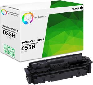 True Color Toner 055H Black Toner Cartridge - Premium Compatible Replacement for Canon 055H Black 3020C001 High Yield Works With Canon Color imageCLASS LBP660C MF740C MF741Cdw MF743Cdw MF745Cdw