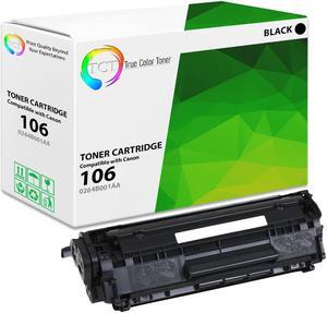 True Color Toner 106 Toner Cartridge - Premium Compatible Replacement for Canon 106 0264B001AA Black Works With Canon MF6530 MF6531 MF6540 MF6550 MF6560 MF6580 MF6590 MF6595