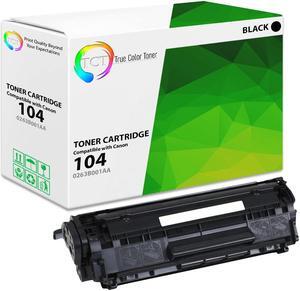 True Color Toner 104 Toner Cartridge - Premium Compatible Replacement for Canon 104 0263B001AA Black Works With Canon FaxPhone D420 D480 ImageClass MF4150 MF4270 MF4370DN True Color Toner 104 Toner Cartridge - Premium Compatible Replacement for Canon 104 0263B001AA Black Works With Canon FaxPhone D420 D480 ImageClass MF4150 MF4270 MF4370DN