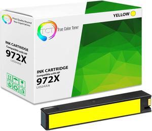 True Color Toner 972X Yellow Ink Cartridge - Premium Compatible Replacement for HP 972X L0S04AN Yellow High Yield Works With HP PageWide Pro 452dn 477dn 477dw 552dw 577dw 577z True Color Toner 972X Yellow Ink Cartridge - Premium Compatible Replacement for HP 972X L0S04AN Yellow High Yield Works With HP PageWide Pro 452dn 477dn 477dw 552dw 577dw 577z
