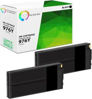 True Color Toner 976Y Black Ink Cartridge 2 Pack - Premium Compatible Replacement for HP 976Y L0R08A Black Extra High Yield Works With HP Pagewide Pro 552 577 True Color Toner 976Y Black Ink Cartridge 2 Pack - Premium Compatible Replacement for HP 976Y L0R08A Black Extra High Yield Works With HP Pagewide Pro 552 577