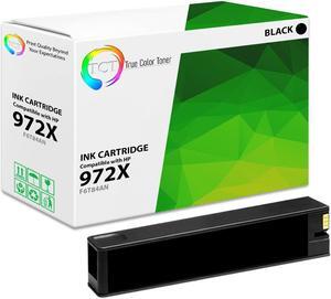 True Color Toner 972X Black Ink Cartridge - Premium Compatible Replacement for HP 972X F6T84AN Black High Yield Works With HP PageWide Pro 452dn 477dn 477dw 552dw 577dw 577z