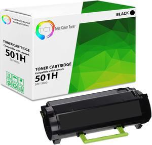 TCT Premium Compatible Toner Cartridge Replacement for Lexmark 501H 50F1H00 High Yield Black Works With Lexmark MS310D MS310DN MS410D MS510DN MS610DE