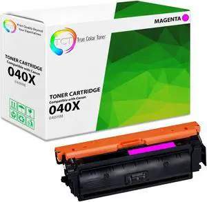 True Color Toner 040X Magenta Toner Cartridge - Premium Compatible Replacement for Canon 040H Magenta High Yield Works With Canon Color ImageClass LBP712CDN i-Sensys LBP710CX LBP712CX