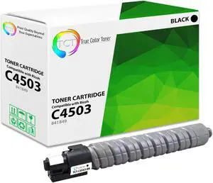 True Color Toner C4503 Black Toner Cartridge - Premium Compatible Replacement for Ricoh Aficio C4503 841849 Black Works With Ricoh Aficio MP C4503 5503 6003