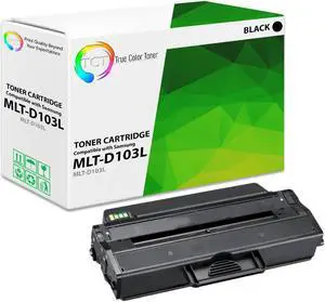True Color Toner D103L Toner Cartridge - Premium Compatible Replacement for Samsung MLT-D103L Black High Yield Works With Samsung ML-2950 2950ND 2951D 2955 2955ND 2955DW