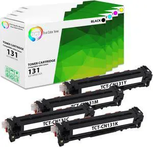 TCT 131 Toner Cartridge 4 Pack - Premium Compatible Replacement for Canon 131 Works With Canon Color ImageClass MF8280 MF8230 MF8350 LBP7110CW