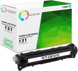 True Color Toner 131 Cyan Toner Cartridge - Premium Compatible Replacement for Canon 131 6271B001AA Cyan Works With Canon Color ImageClass MF8280 MF8230 MF8350 LBP7110CW