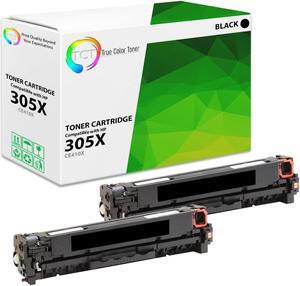 True Color Toner 305X Black Toner Cartridge 2 Pack - Premium Compatible Replacement for HP 305X CE410X Black High Yield Works With HP LaserJet Pro M351A M375NW M451 M475 True Color Toner 305X Black Toner Cartridge 2 Pack - Premium Compatible Replacement for HP 305X CE410X Black High Yield Works With HP LaserJet Pro M351A M375NW M451 M475