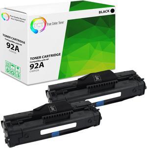 TCT 92A Toner Cartridge 2 Pack - Premium Compatible Replacement for HP 92A C4092A Black Works With HP LaserJet 1100 1100A 1100SE 1100XI 3200 3200M 3200SE TCT 92A Toner Cartridge 2 Pack - Premium Compatible Replacement for HP 92A C4092A Black Works With HP LaserJet 1100 1100A 1100SE 1100XI 3200 3200M 3200SE