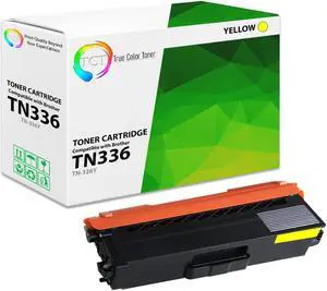 True Color Toner TN336 Yellow Toner Cartridge - Premium Compatible Replacement for Brother TN-336 TN336Y Yellow Works With Brother HL-L8250CDN L8350CDW MFC-L8600CDW L8850CDW