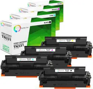 True Color Toner 410X Toner Cartridge 4 Pack - Premium Compatible Replacement for HP 410X CF410X CF411X CF412X CF413X High Yield Works With HP LaserJet Pro M452DN M452DW M452NW