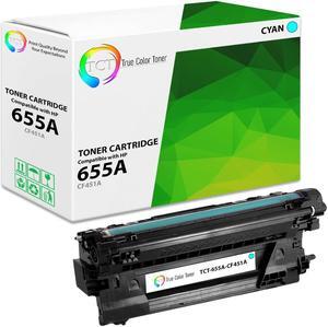 TCT Premium 655A For HP CF451A Cyan LaserJet M652 M653 M681 Compatible Toner