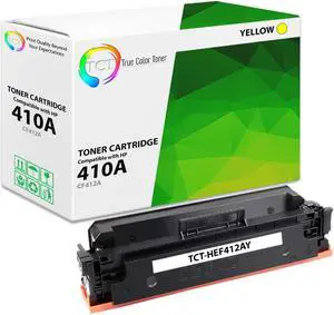 TCT 410A Yellow TAA Compliant Toner Cartridge - Premium Compatible Replacement for HP 410A CF412A Works With HP LaserJet Pro M452DN M452DW M452NW MFP M477FDN MFP M477 Printers