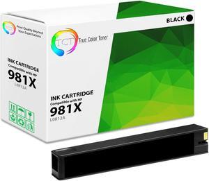 True Color Toner 981X Black Ink Cartridge - Premium Compatible Replacement for HP 981X L0R12A Black High Yield Works With HP PageWide Enterprise Color 556dn 556xh MFP 586z 586dn True Color Toner 981X Black Ink Cartridge - Premium Compatible Replacement for HP 981X L0R12A Black High Yield Works With HP PageWide Enterprise Color 556dn 556xh MFP 586z 586dn