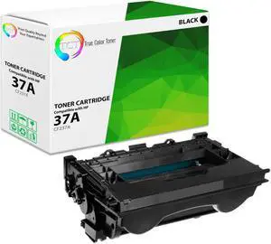 TCT 37A TAA Compliant Toner Cartridge - Premium Compatible Replacement for HP 37A CF237A Black Works With HP LaserJet Enterprise M607 M607n M607dn M609dn, MFP M631 M633 Series Printers Printers