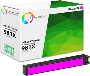 True Color Toner 981X Magenta Ink Cartridge - Premium Compatible Replacement for HP 981X L0R10A Magenta High Yield Works With HP PageWide Enterprise Color 556dn 556xh MFP 586z 586dn True Color Toner 981X Magenta Ink Cartridge - Premium Compatible Replacement for HP 981X L0R10A Magenta High Yield Works With HP PageWide Enterprise Color 556dn 556xh MFP 586z 586dn
