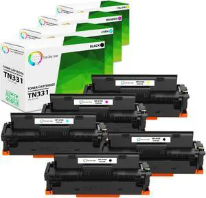 TCT 410X Toner Cartridge 5 Pack - Premium Compatible Replacement for HP 410X CF410X CF411X CF412X CF413X High Yield Works With HP LaserJet Pro M452DN M452DW M452NW