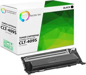 True Color Toner 409S Black Toner Cartridge - Premium Compatible Replacement for Samsung CLT-K409S Black Works With Samsung CLP-315 315W 310 310N CLX-3170