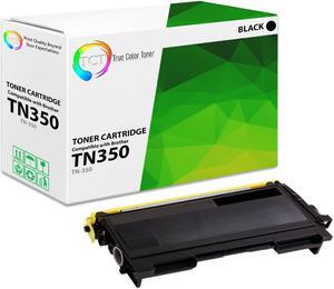 True Color Toner TN350 Toner Cartridge - Premium Compatible Replacement for Brother TN-350 TN350 Black Works With Brother HL-2030 2070N DCP-7020 FAX-2820 2825 2920 MFC-7220