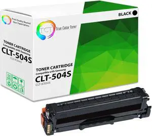 True Color Toner 504S Black Toner Cartridge - Premium Compatible Replacement for Samsung CLT-K504S Black Works With Samsung CLP-415N 415NW CLX-4195N